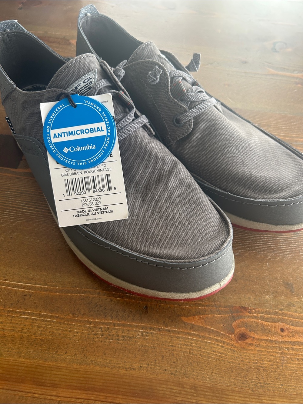 Columbia PFG Bahama Vent Loco Shoes Men’s Size 9 Gray NWT Fishing Boat Shoes